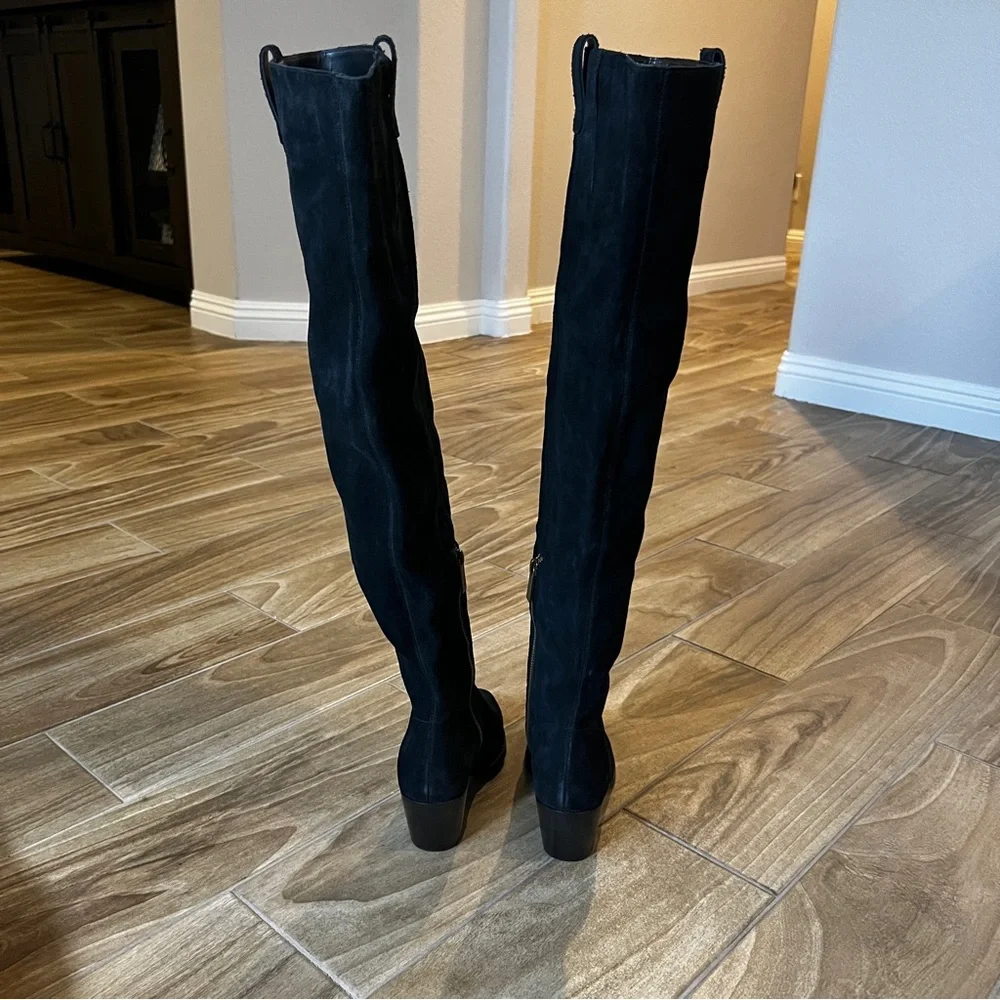 MICHAEL MICHAEL KORS NWOB Harlow suede knee high boots SIZE 5.5